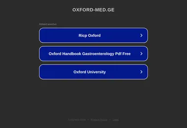 Screenshot of oxford-med.ge
