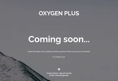 Скриншот oxygen.ge