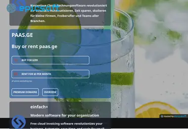 Скриншот paas.ge