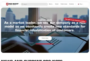 Скриншот pabinvest.ge