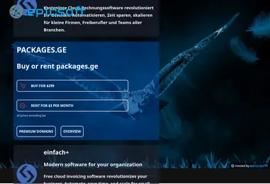 Screenshot of packages.ge