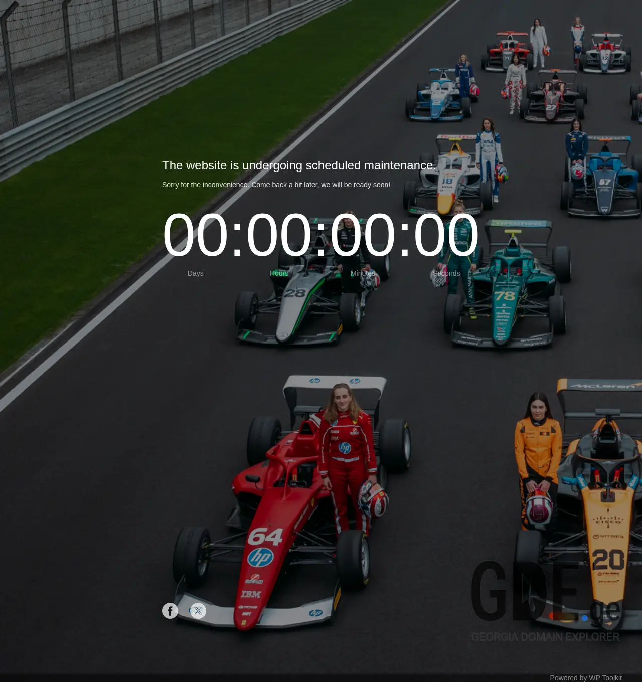 Screenshot of the site paddock.ge at 2025-12-06