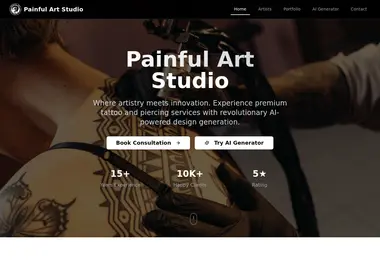 painfulart.ge-ის ეკრანის სურათი