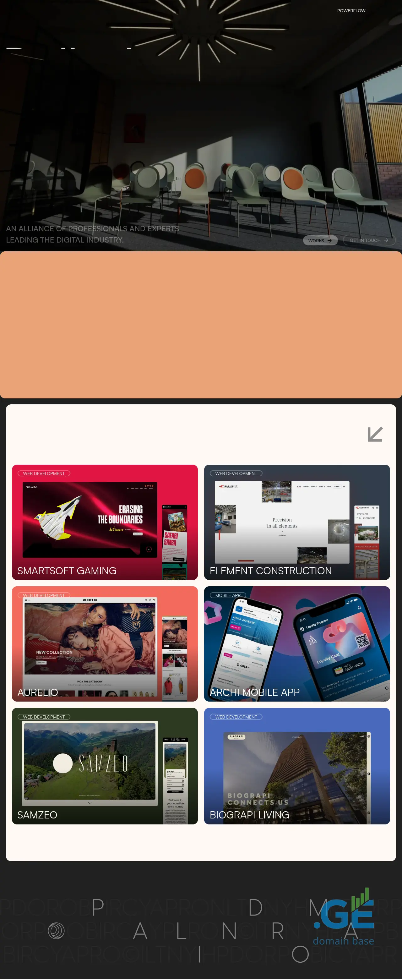 Screenshot of the site palindroma.ge
