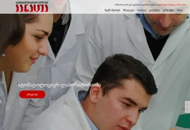 Screenshot of panacea.edu.ge