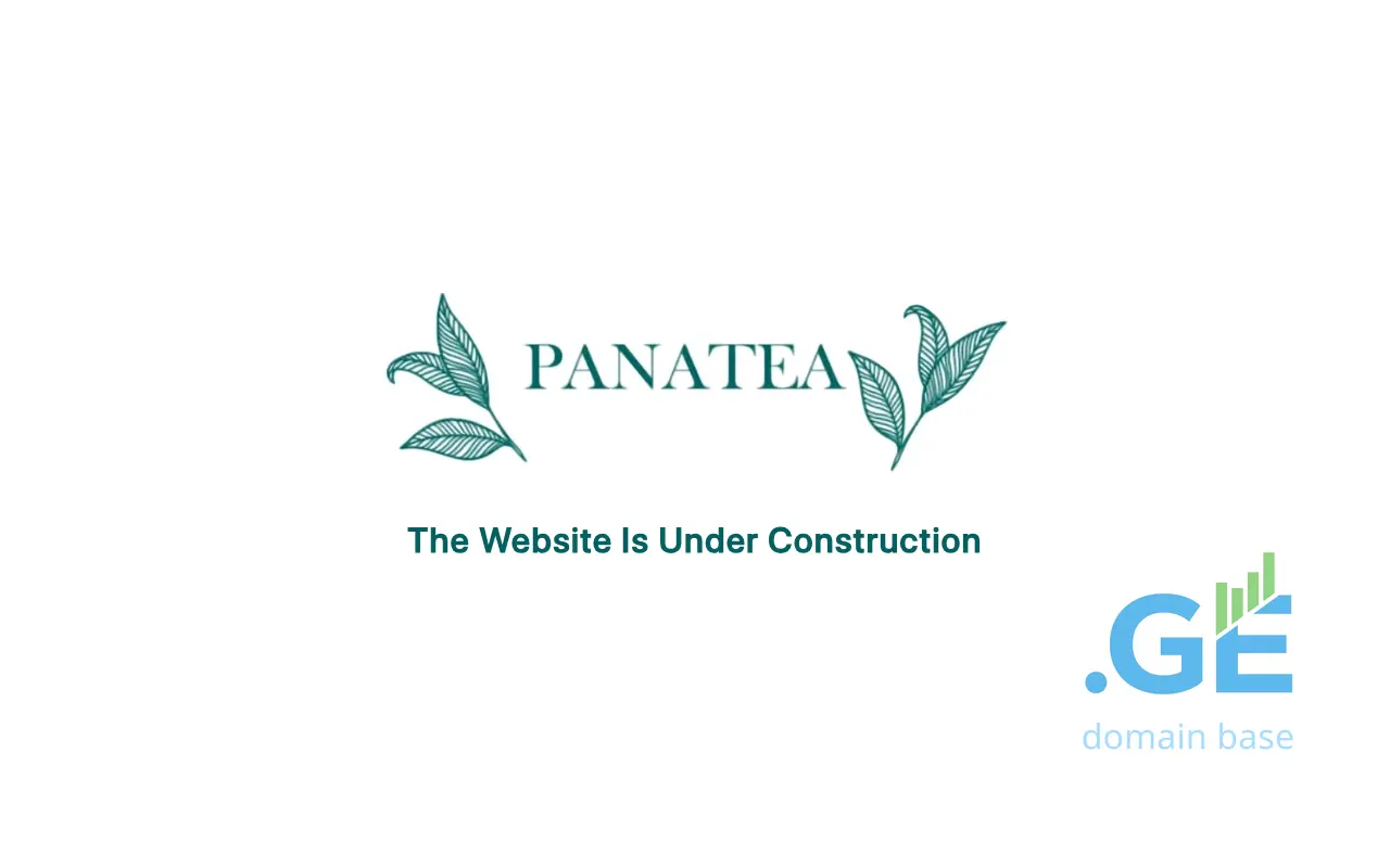 Screenshot of the site panatea.ge