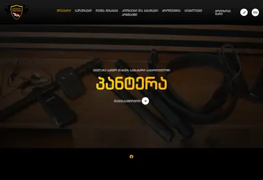 Screenshot of pantera.ge