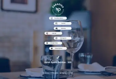 Screenshot of paradisorestaurant.ge