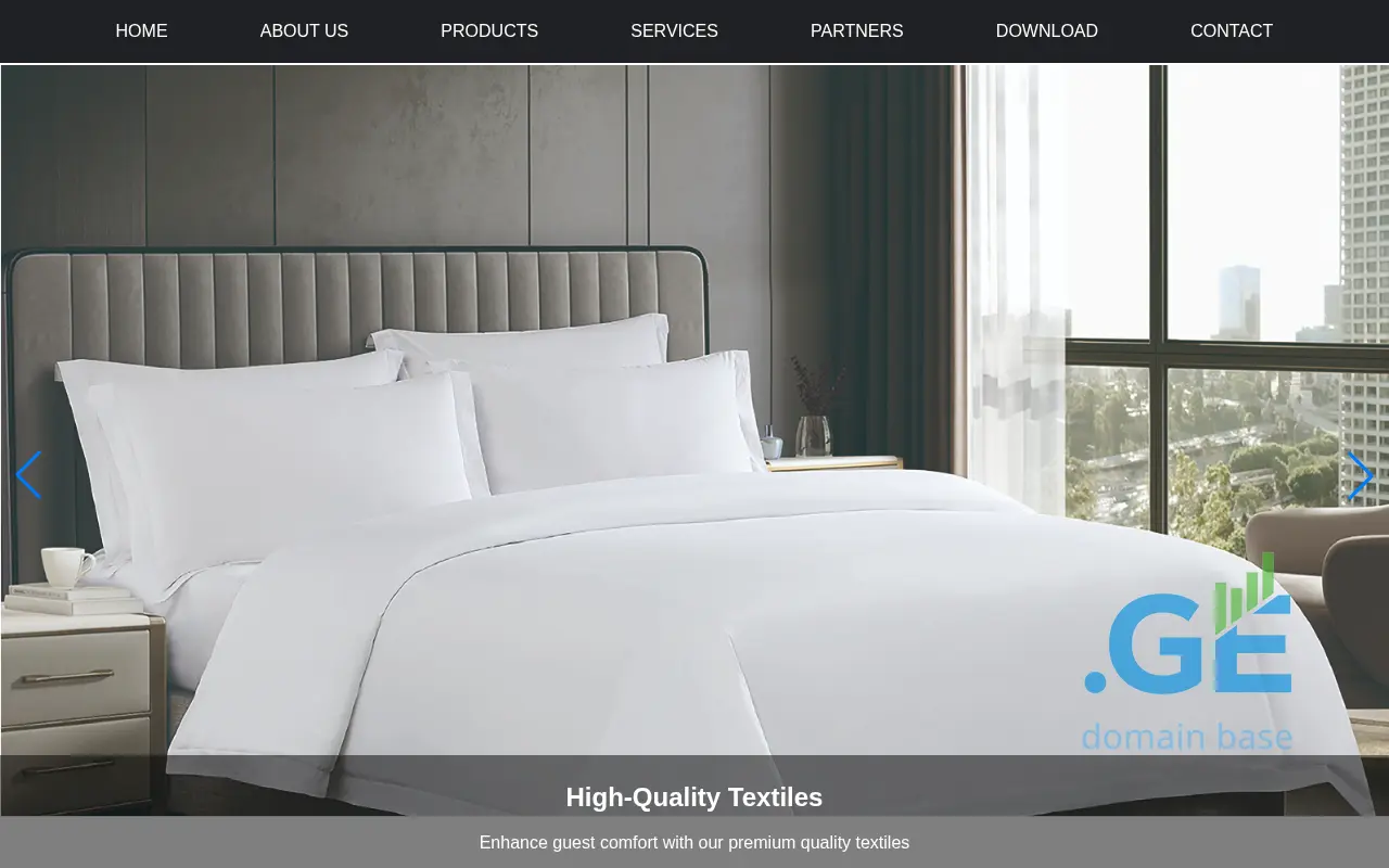 Screenshot of the site paragonluxury.ge