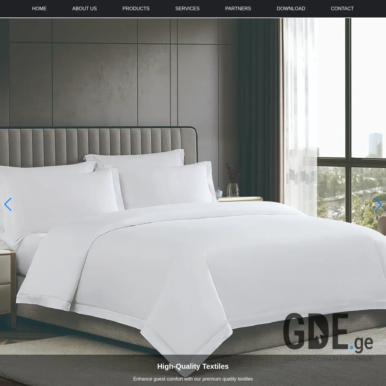 Screenshot of the site paragonluxury.ge at 2025-12-11