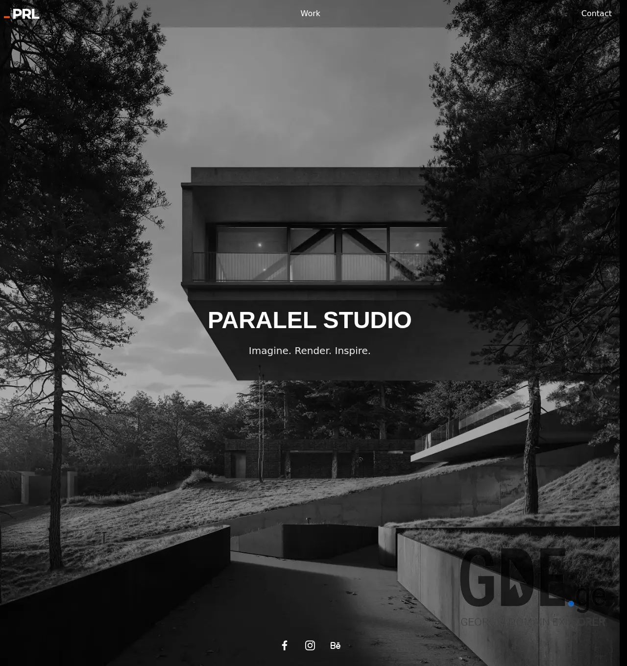 Screenshot of the site paralel.ge at 2025-12-03