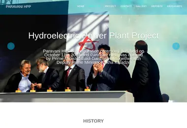 Screenshot of paravanihpp.ge