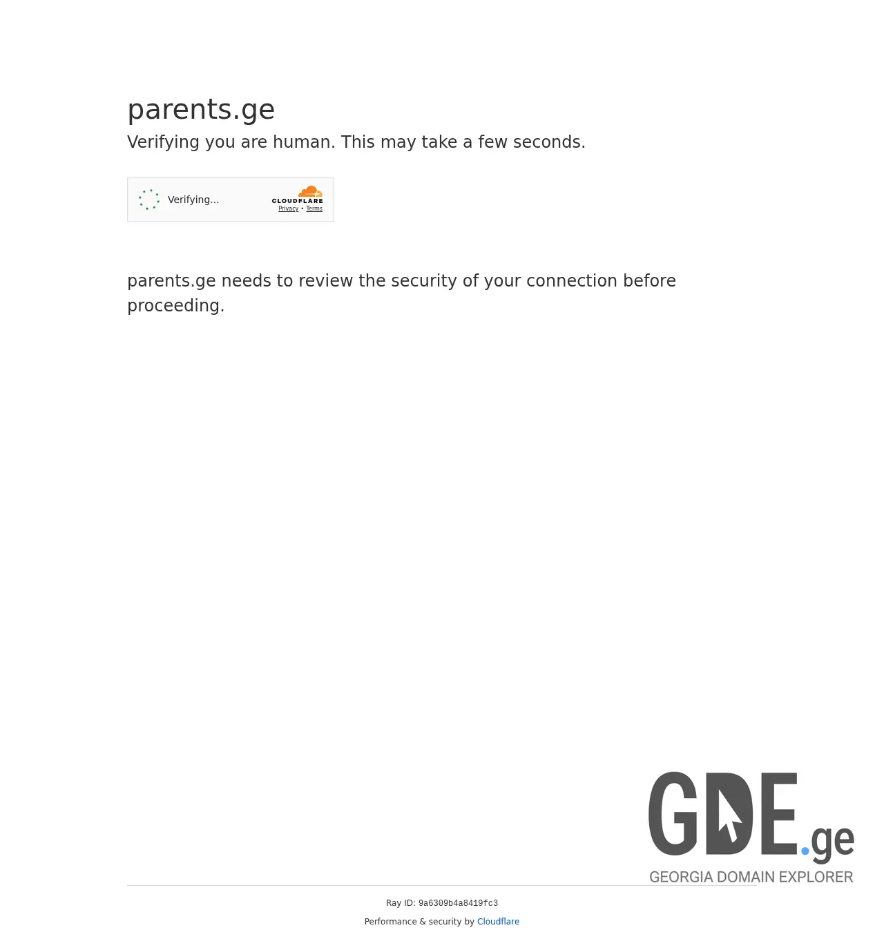 Screenshot of the site parents.ge at 2025-11-29