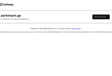 Screenshot of parkerpen.ge