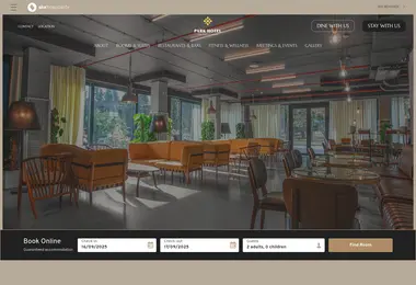 Screenshot of parkhotel.ge