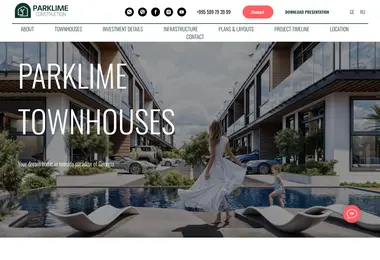 Screenshot of parklime.ge