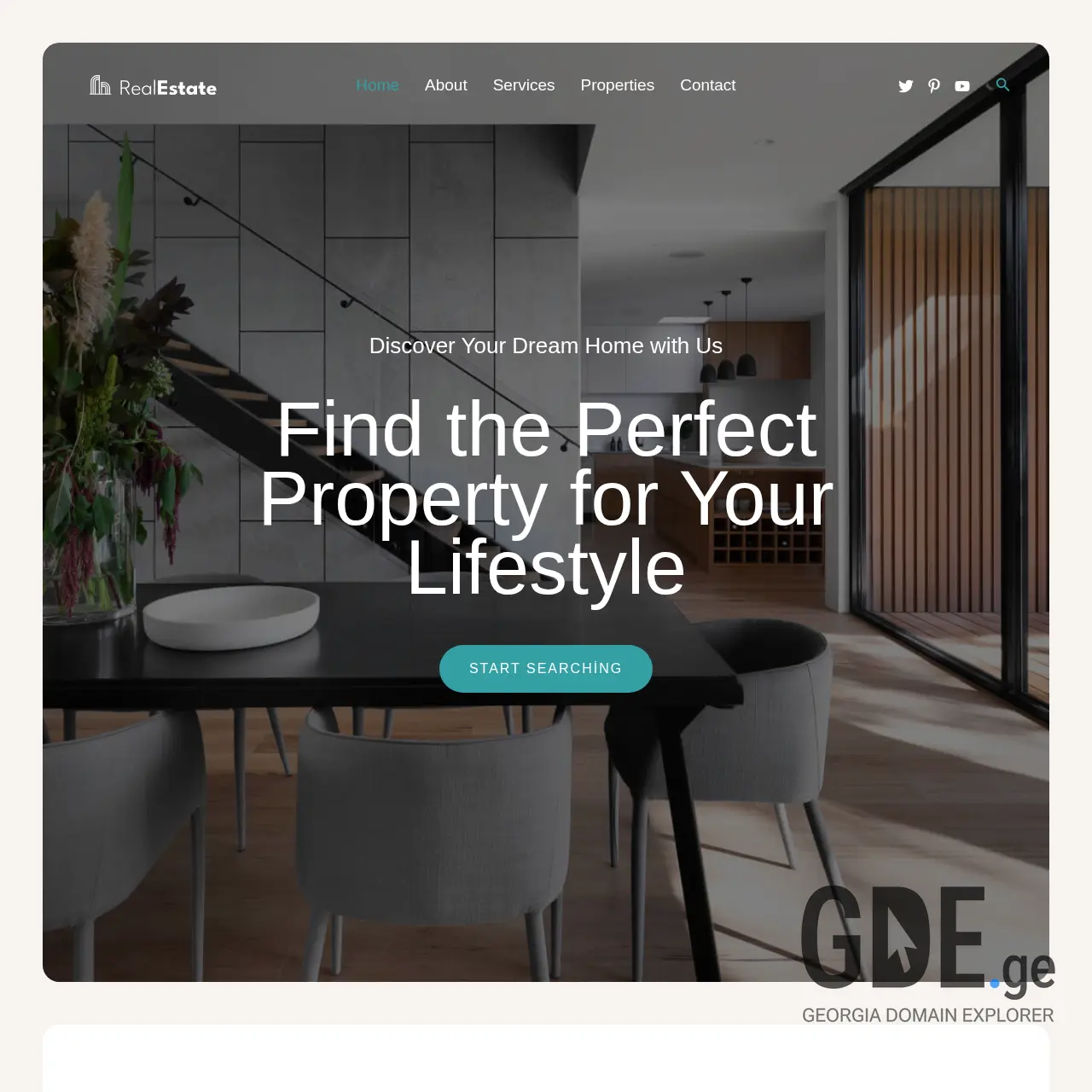 Screenshot of the site parto.ge at 2026-02-10
