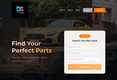 Screenshot of partsfinder.ge