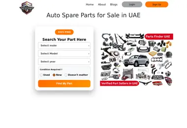 Screenshot of partsfinder.ge