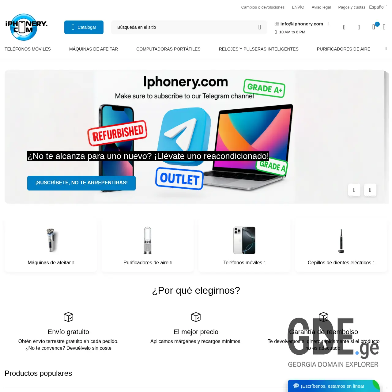 Screenshot of the site partszone.ge at 2026-02-04