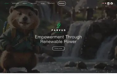 Screenshot of parvus.ge