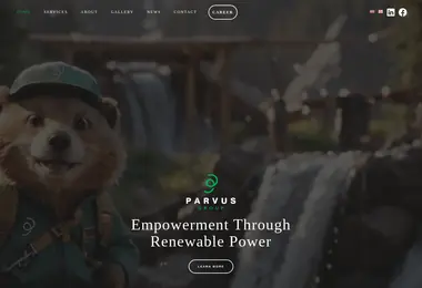 Screenshot of parvusgroup.ge