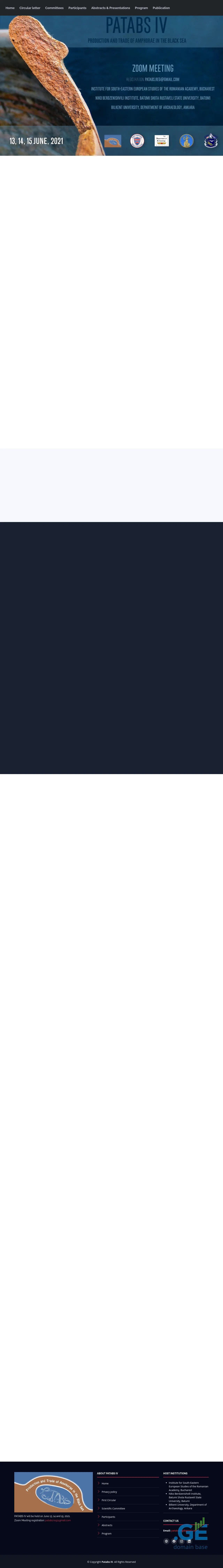 Screenshot of the site patabs.ge at 2025-10-10