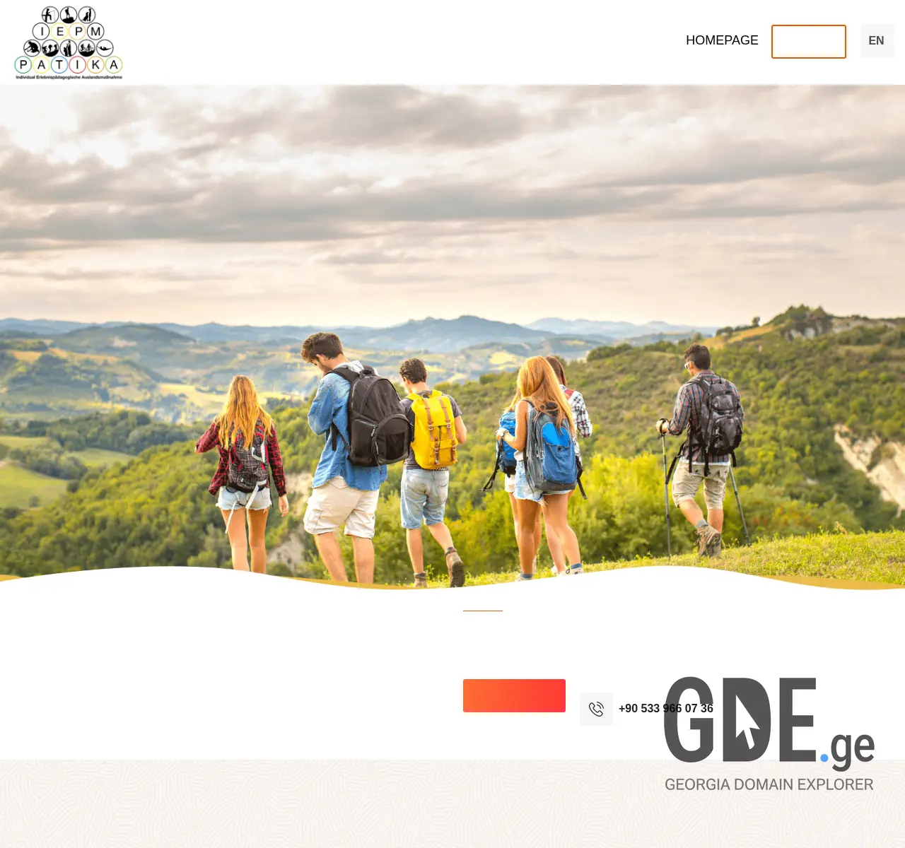 Screenshot of the site patikaiepm.ge at 2025-11-24