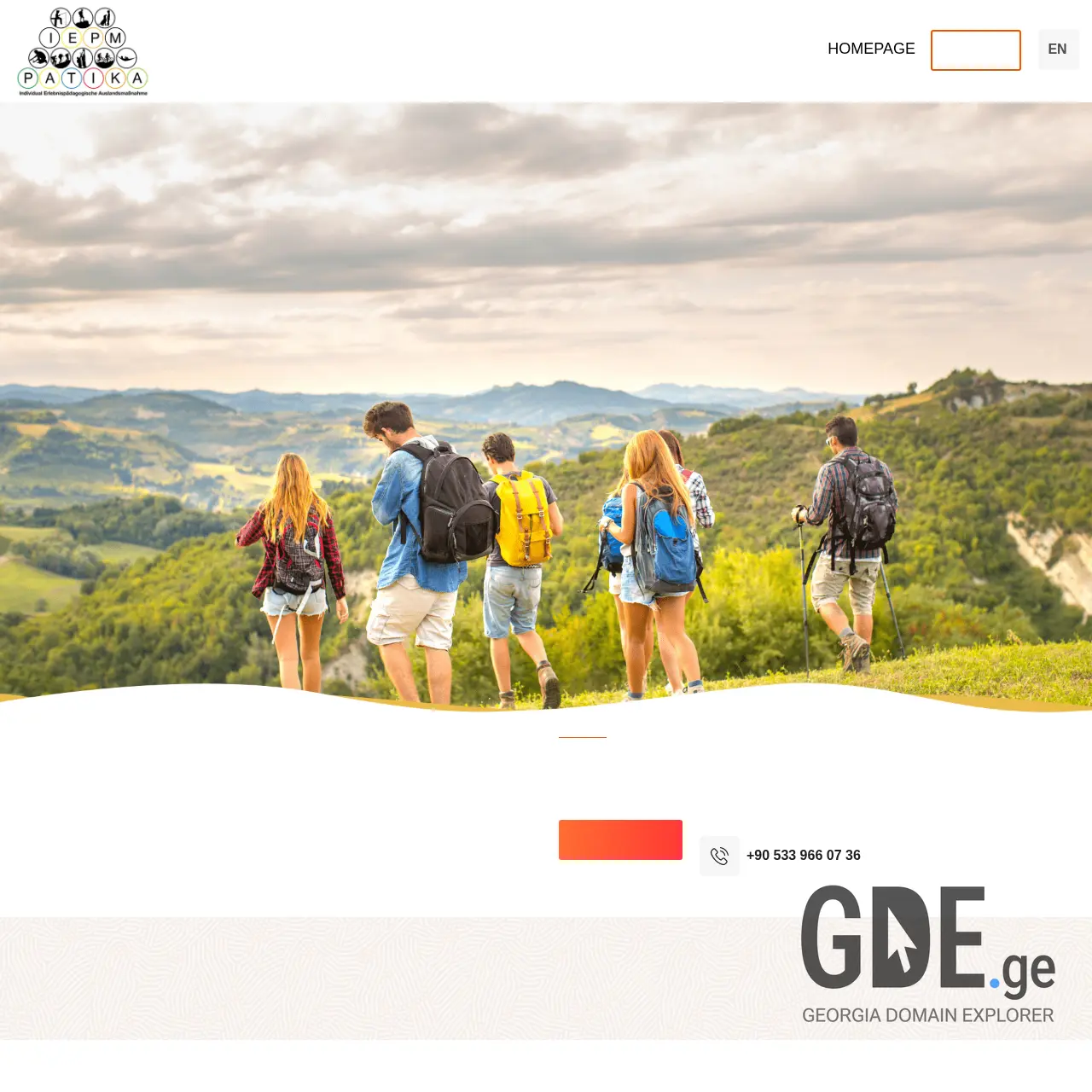 Screenshot of the site patikaiepm.ge at 2025-12-15