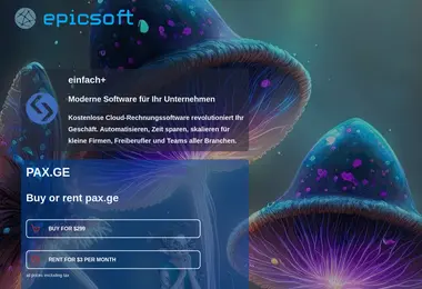 Screenshot of pax.ge