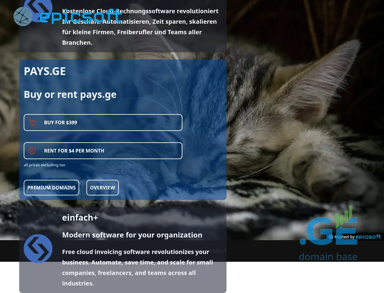 Screenshot of the site pays.ge