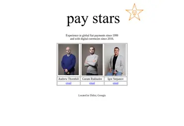 Скриншот paystars.ge