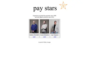 Screenshot of paystars.ge