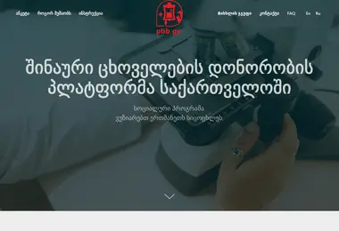 Screenshot of pbb.ge