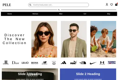 Screenshot of pele.ge