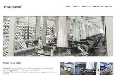Screenshot of peraplastic.ge