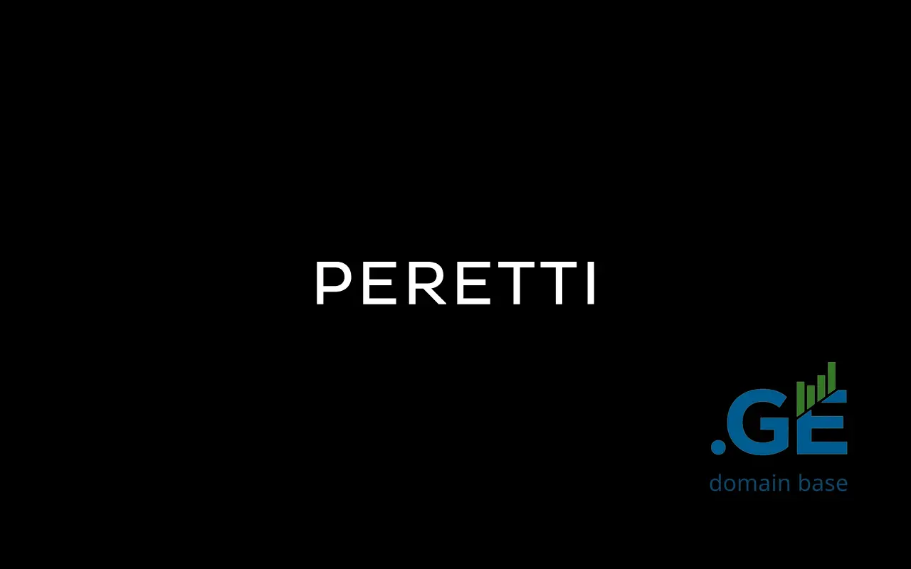 Screenshot of the site peretti.ge