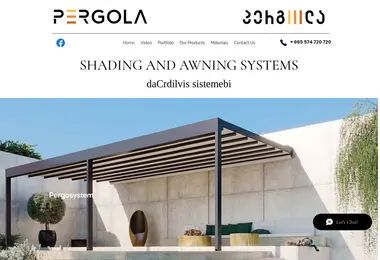 Screenshot of pergola-design.ge