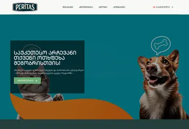 peritas.ge-ის ეკრანის სურათი