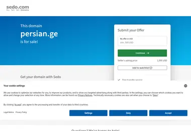 Скриншот persian.ge