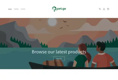 Screenshot of pet.ge