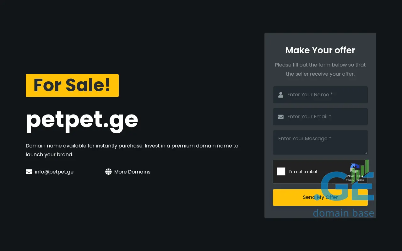 Screenshot of the site petpet.ge