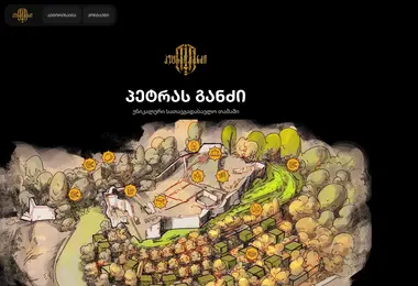 petra.ge-ის ეკრანის სურათი