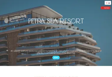 Screenshot of petraresort.ge