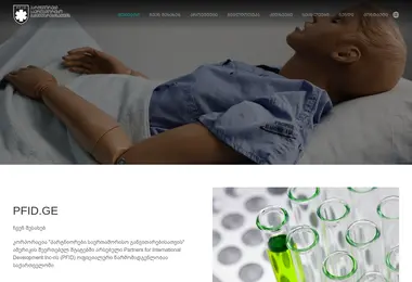 Screenshot of pfid.ge