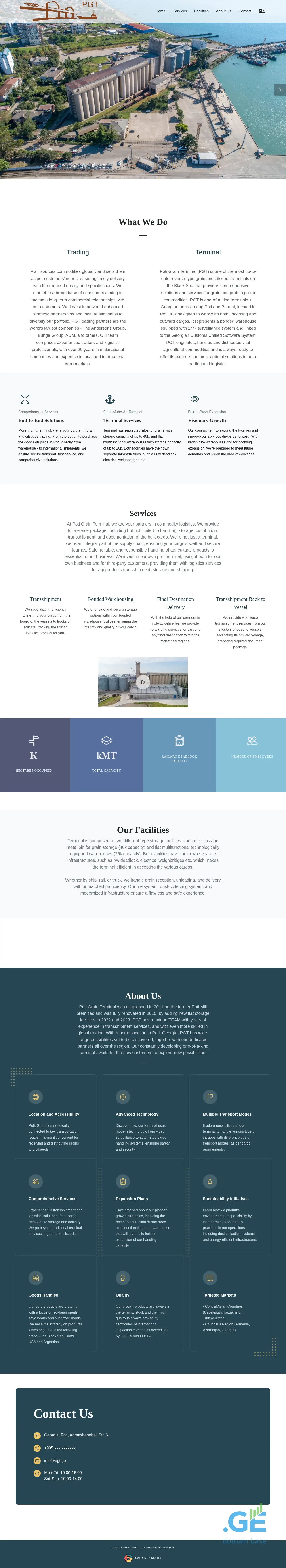 Screenshot of the site pgt.ge at 2025-09-16