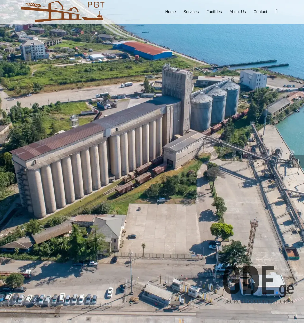 Screenshot of the site pgt.ge at 2025-12-02