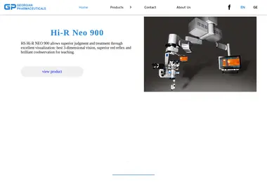 Screenshot of pharmaceuticals.ge