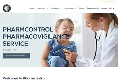 Screenshot of pharmcontrol.ge