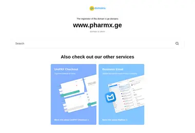 Screenshot of pharmx.ge